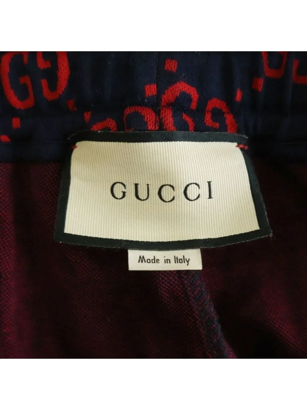 Gucci GG Jacquard Jersey Shorts Allover Navy